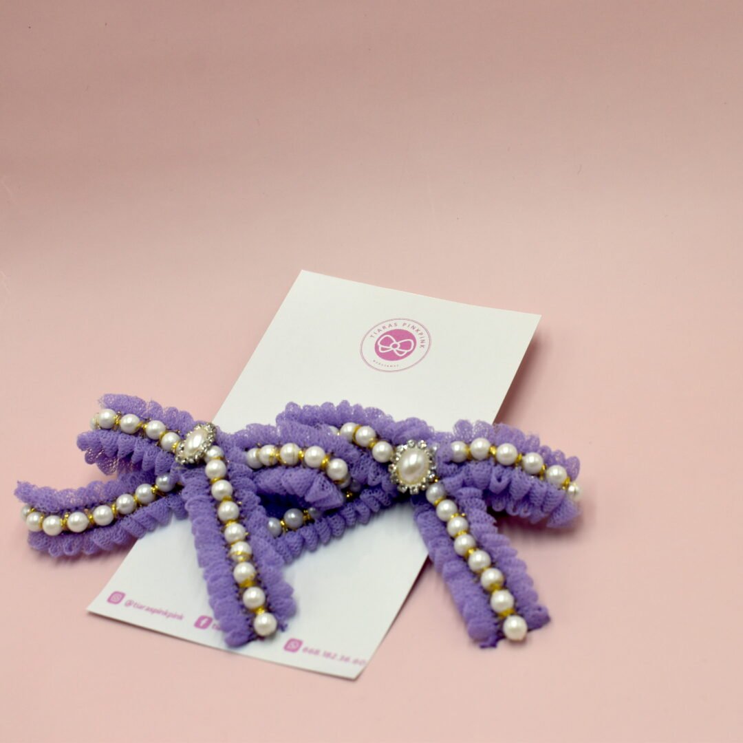 PAR PERLAS MORADO