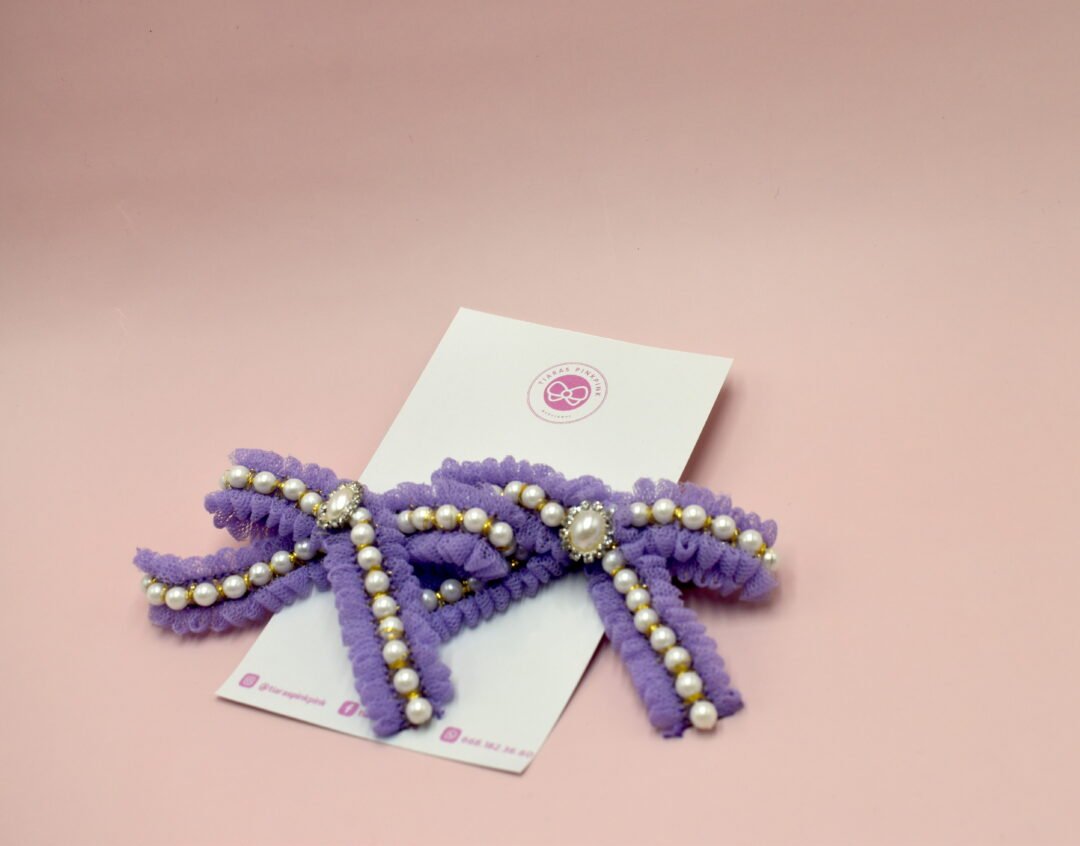 PAR PERLAS MORADO