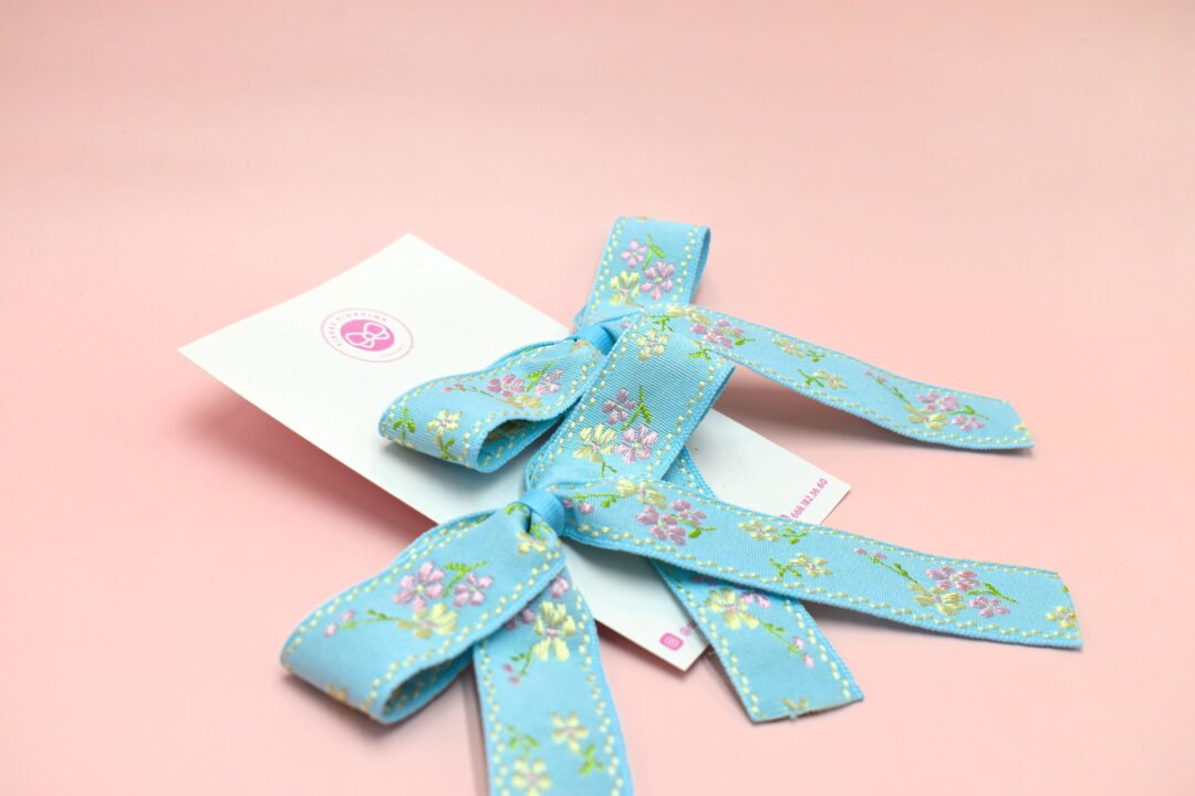 PAR FLORES AZUL - Image 2