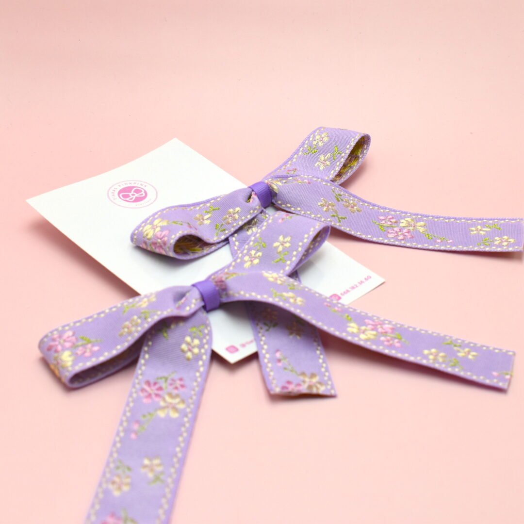 PAR FLORES MORADO