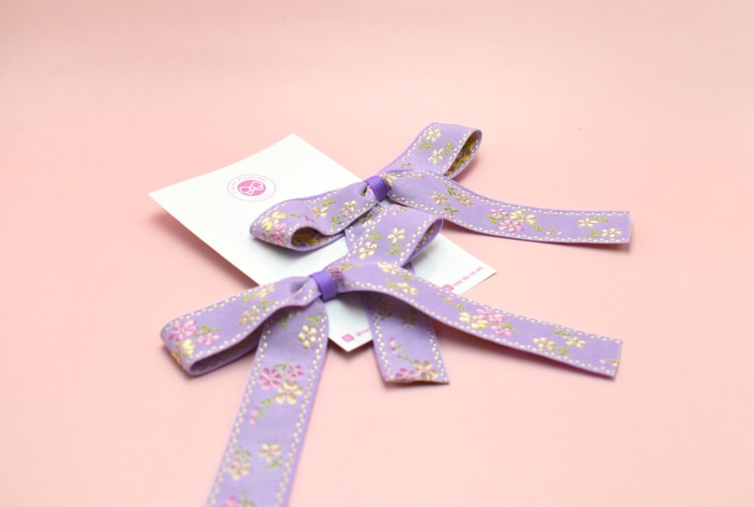 PAR FLORES MORADO