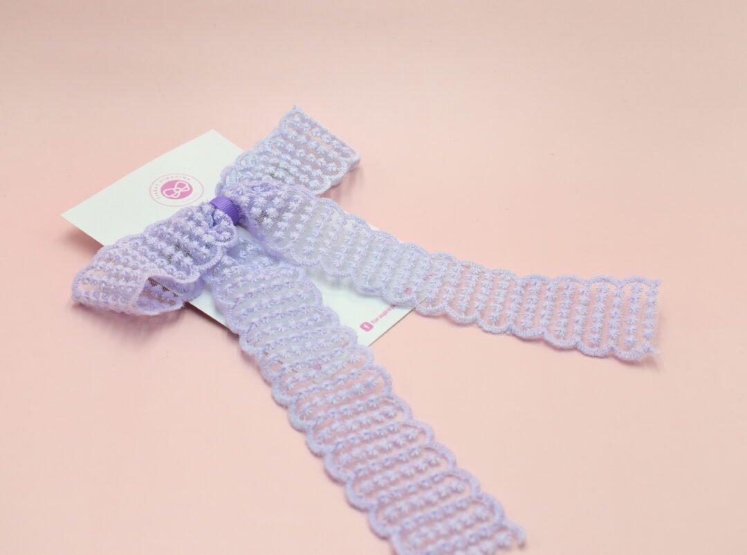 MOÑO TEJIDO MORADO