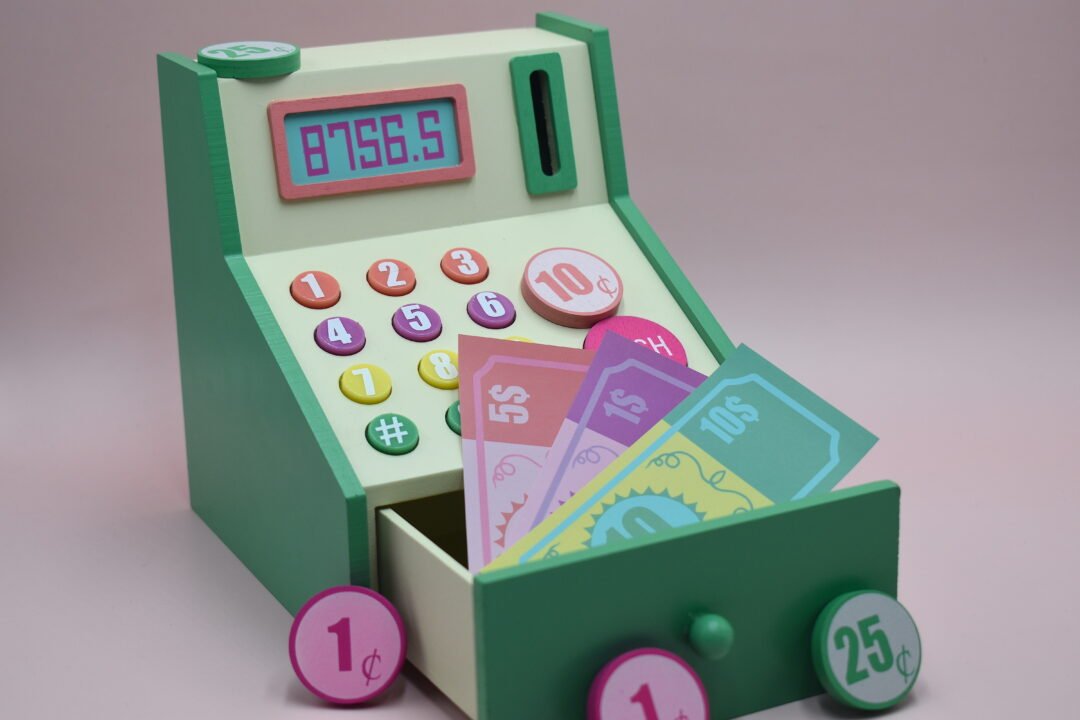 CAJA REGISTRADORA MADERA