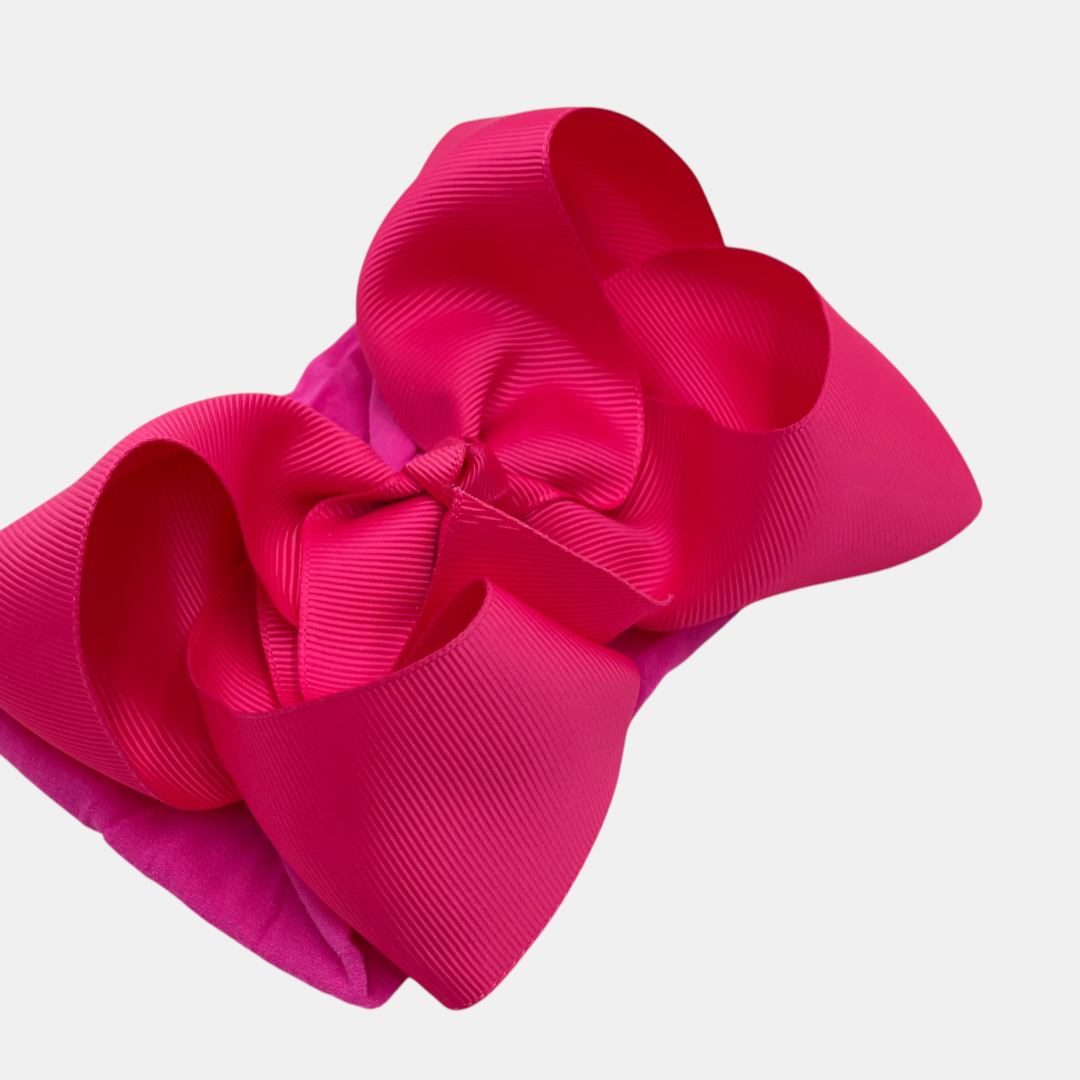 TIARA BOW FUSIA